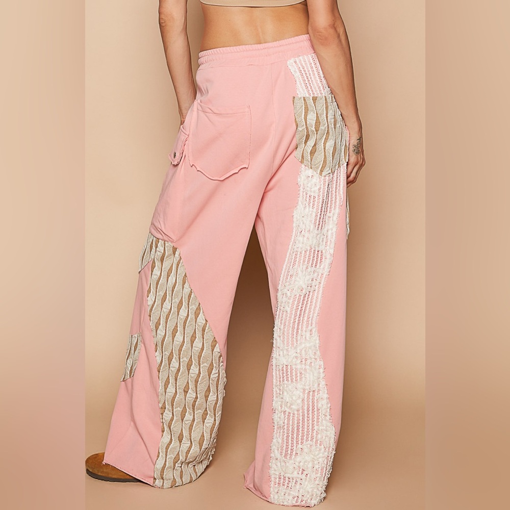 NWT patchwork POL drawstring pants!